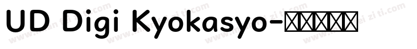 UD Digi Kyokasyo字体转换